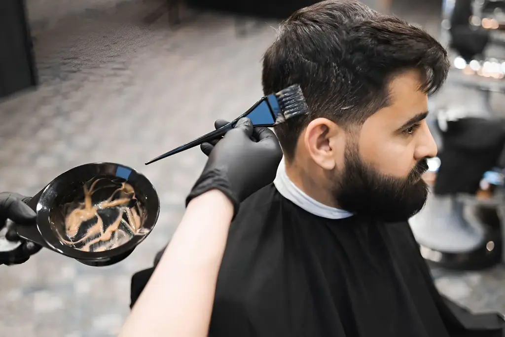 Men Hair color